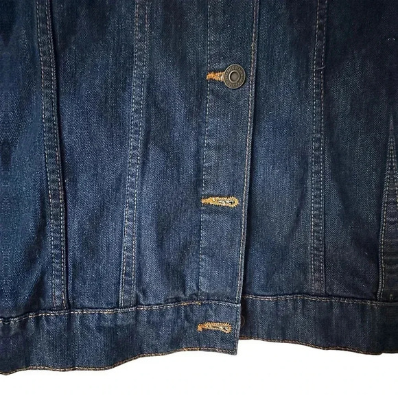 ZARA | NWOT | DENIM BUTTON FRONT JACKET OVERSIZED | Z1975 | SIZE: SMALL - Picture 7 of 11